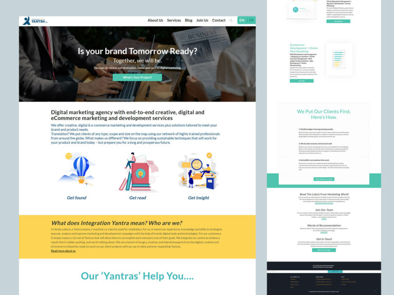 Integration Yantra website