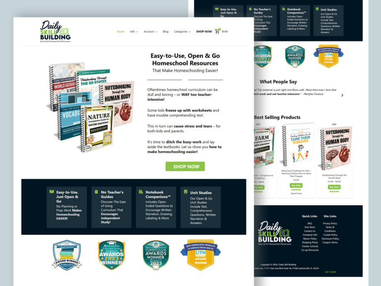 Daily Skill Building website