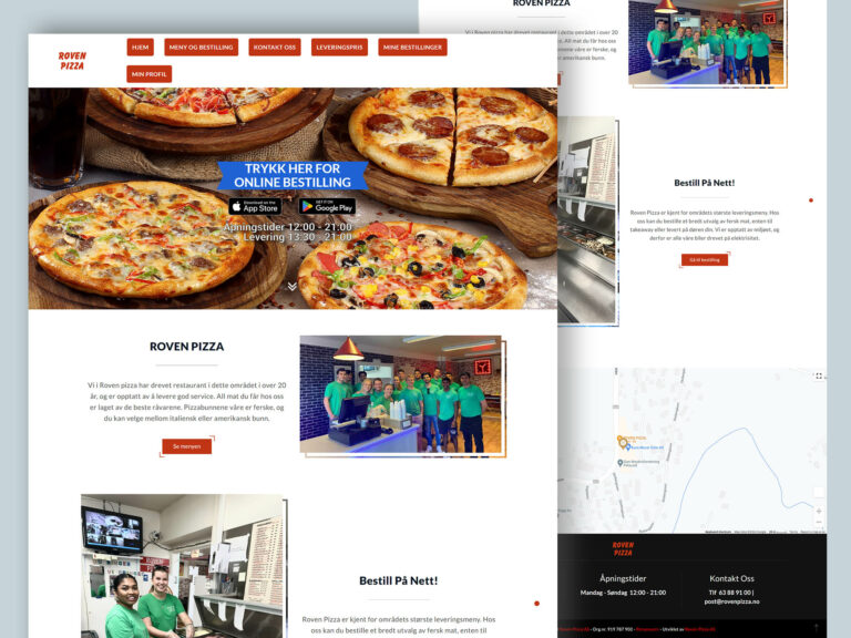 Roven Pizza website