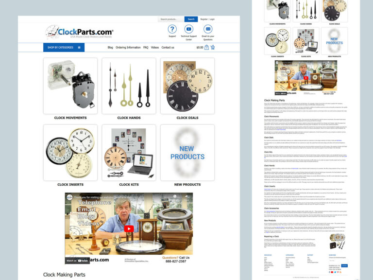 ClockParts website