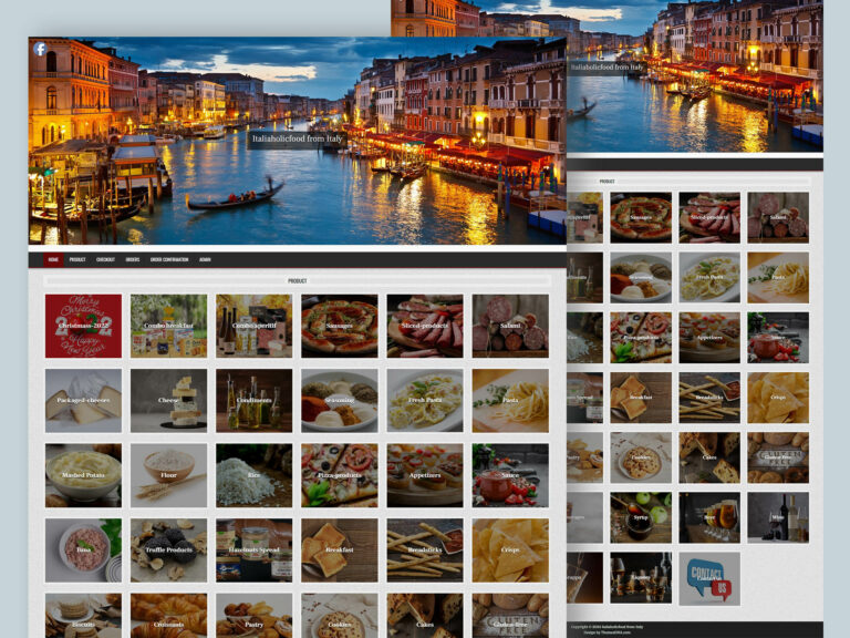 Italia holic food website