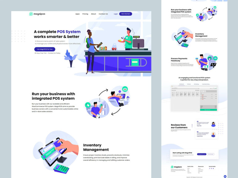 Magnipos website