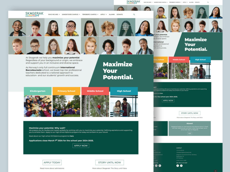 Skagerak International School website