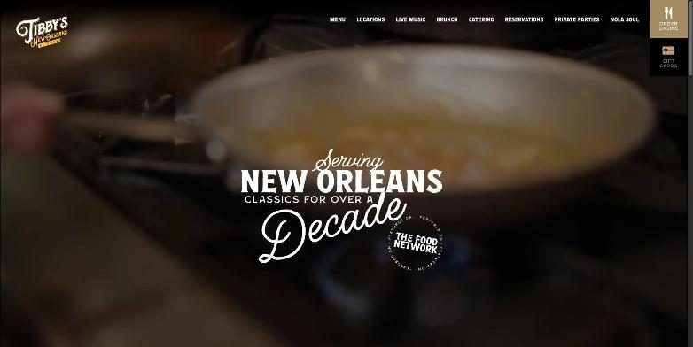 Tibby's New Orleans Kitchen website